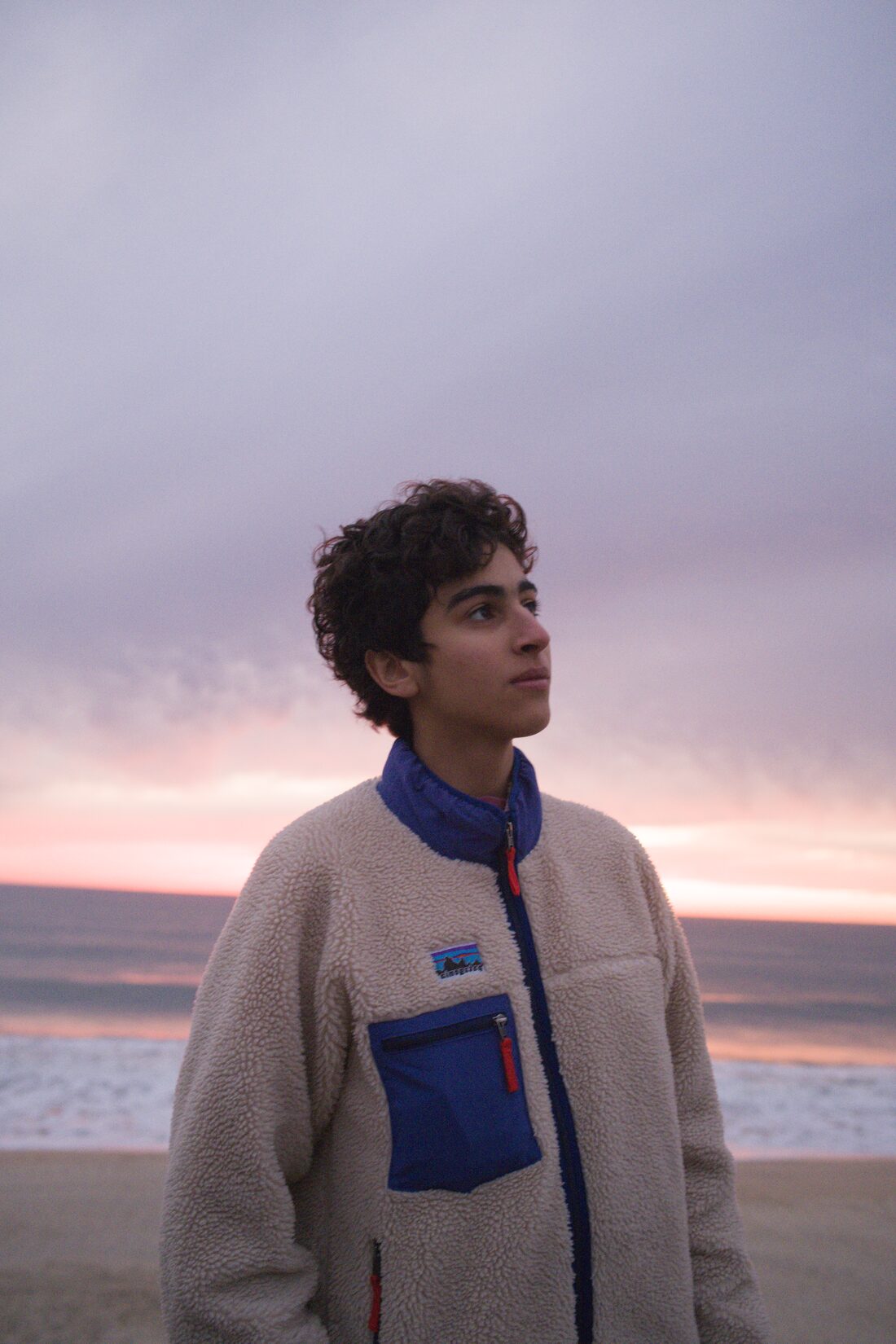 Parsa Adl-Tabatabai, RealMedia President, at the coast at sunset