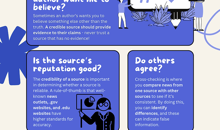 Think like a Journalist infographic